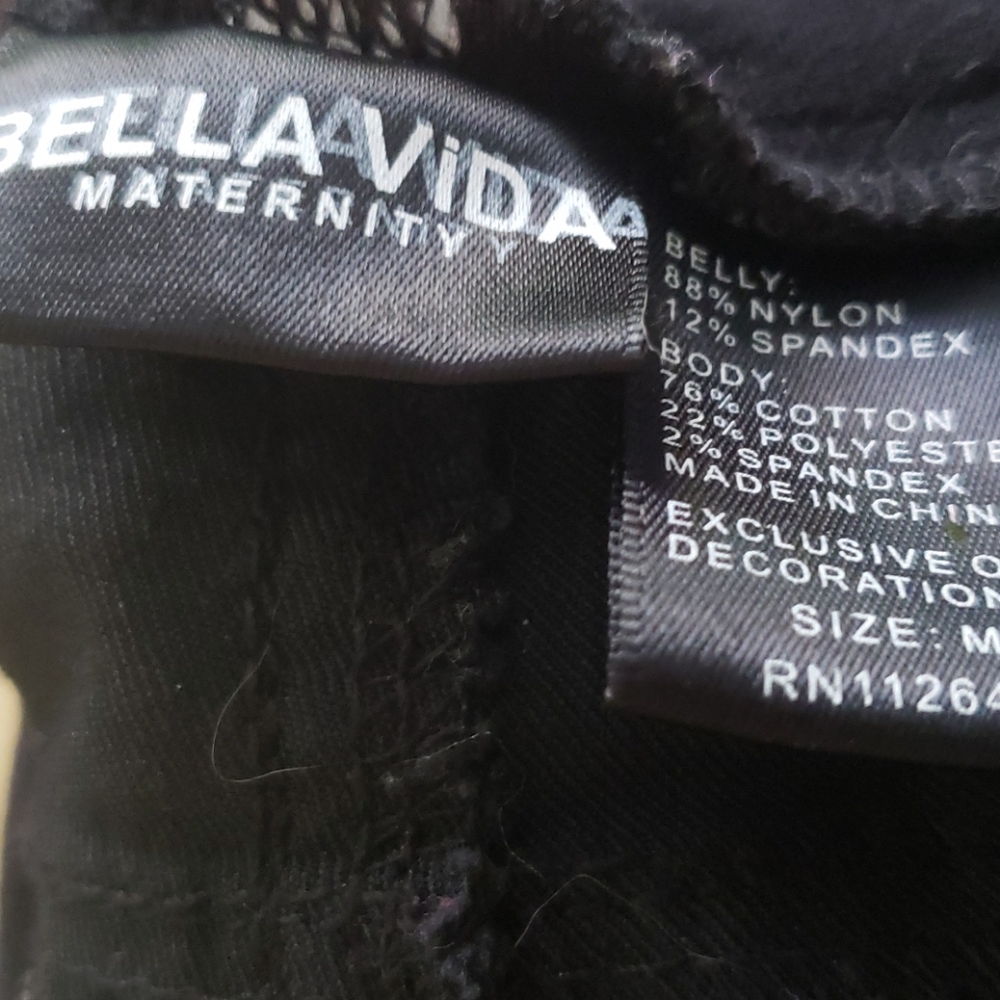 💐🤰EUC black stretch khakis